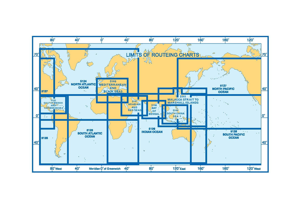 Routeing Chart Indian Ocean. (June)