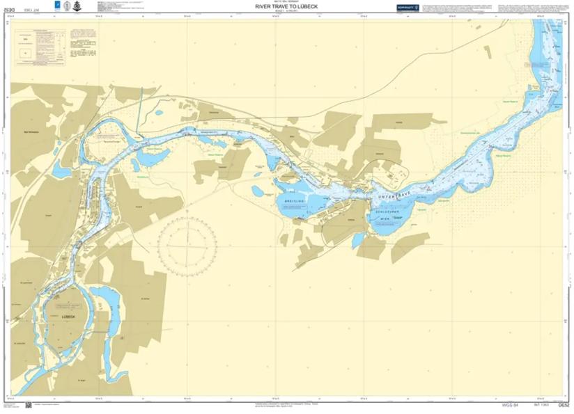 Baltic Sea, Germany, River Trave to Lubeck