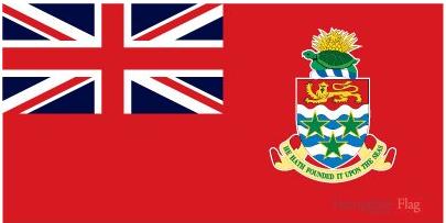 Cayman Islands Red Ensign - Printed Bespoke (63cm x 42cm) Flag