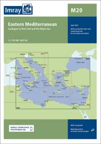 Chart M20 - Eastern Mediterranean (Sardinia to Port Said & the Black Sea)