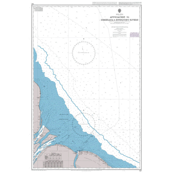 South America - Guyana, Approaches to Demerara and Essequibo Rivers