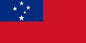 Samoa - Printed 1 yard Flag