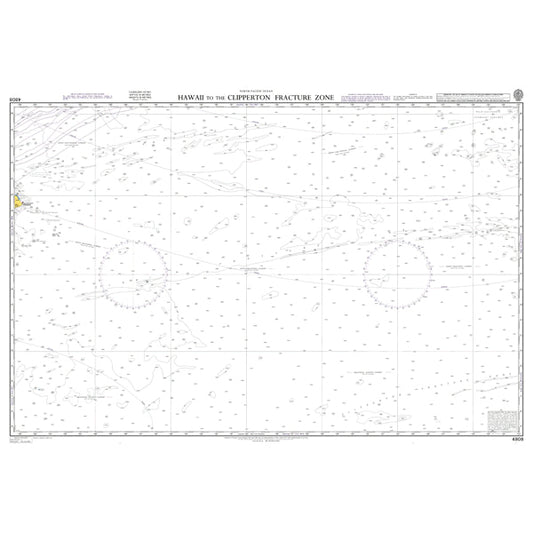 North Pacific Ocean, Hawaii to the Clipperton Fracture Zone