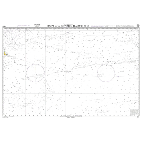 North Pacific Ocean, Hawaii to the Clipperton Fracture Zone
