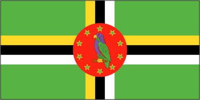 Dominica - Sewn 2 yard Flag