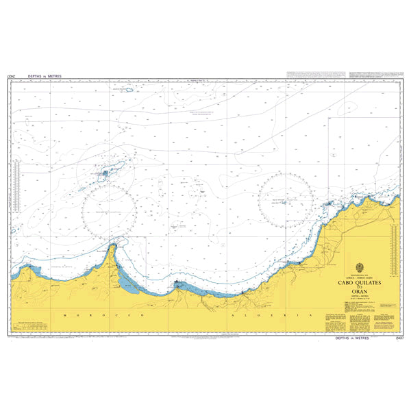 Mediterranean Sea, Africa - North Coast, Ras Tarf to Oran