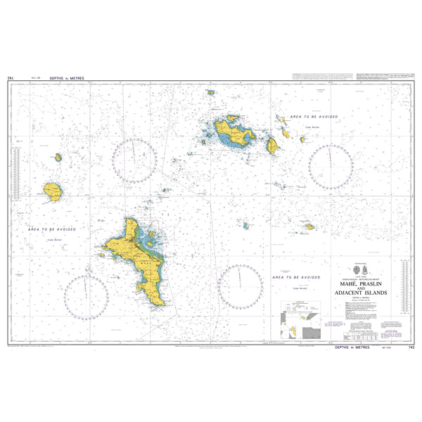 Indian Ocean, Seychelles Group, Mahé Praslin and Adjacent Islands