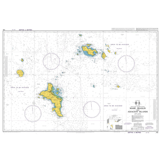 Indian Ocean, Seychelles Group, Mahé Praslin and Adjacent Islands