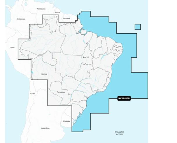 NVSA012R - Regular Garmin Navionics Vision Plus - Brazil