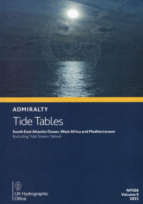 ADMIRALTY Tide Tables, South East Atlantic Ocean, West Africa and Mediterranean (Including Tidal Stream Tables)