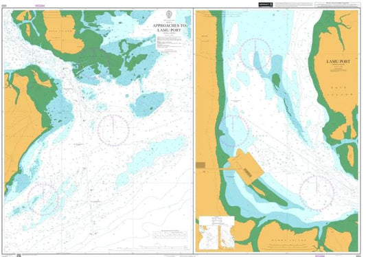 Africa – East Coast, Kenya, Approaches to Lamu Port