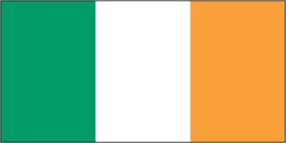 Ireland - Sewn 2 yard Flag (with Inglefield Clips)