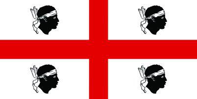 Sardinia - Sewn 2 yard Flag (with Inglefield Clips)