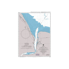 Entrance to the Berbice River including New Amsterdam Harbour