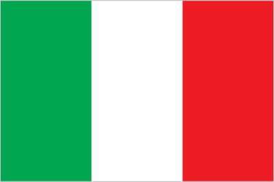 Italy - Sewn 0.75 yard Flag
