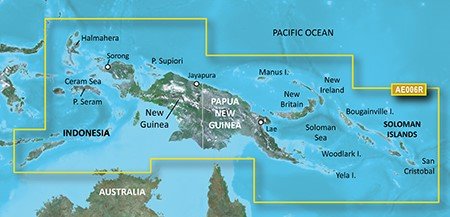 VAE006R - Regular BlueChart g3 Vision - Timor Leste & New Guinea