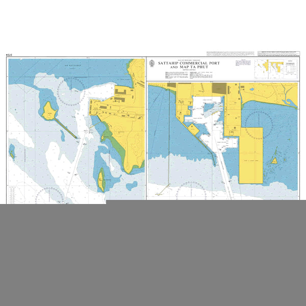 Gulf of Thailand – Thailand, Sattahip Commercial Port and Map Ta Phut Industrial Port