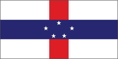 Netherlands Antilles (Caribbean Netherlands) - Sewn 1.5 yard Flag