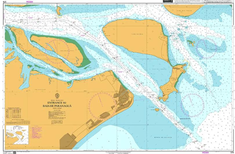 Brazil - South Coast, Entrance to Baia de Paranaguá