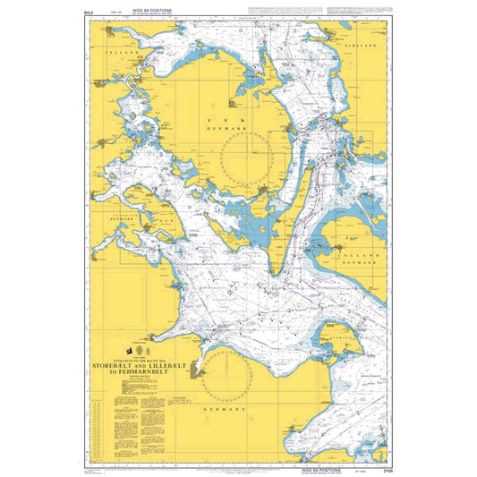 Entrances to the Baltic Sea, Storebælt and Lillebælt to Fehmarn Belt