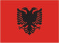 Albania - Printed 1 yard Flag