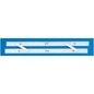18"(450mm) KH Parallel Ruler Capt Field Pattern (non-rolling)