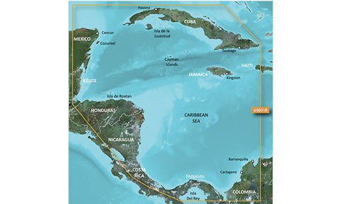 VUS031R - Regular BlueChart g3 Vision - Southwest Caribbean