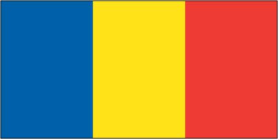 Romania - Printed 0.75 yard Flag