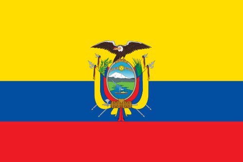 Ecuador - Printed 2 yard Flag