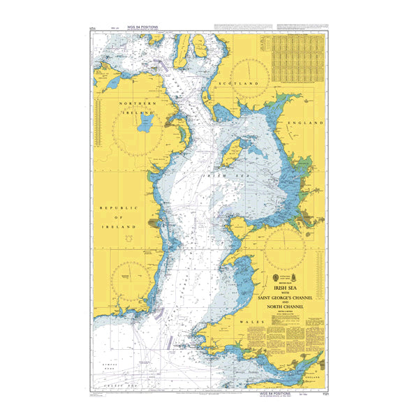 United Kingdom and Ireland, Irish Sea with Saint George's Channel and North Channel