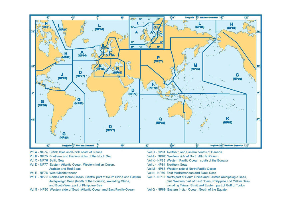 Volume K. Western Pacific Ocean, South of the Equator Including Bismarck, Solomon, Coral and Tasman Seas