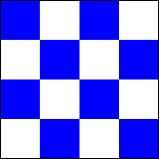 Code N - Printed 1 yard Flag