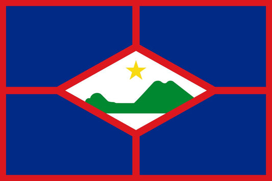 St Eustatius - Sewn 2 yard Flag