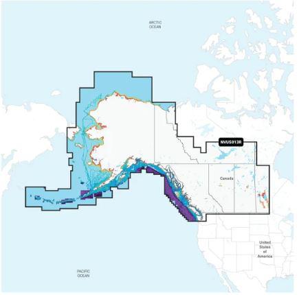NVUS013R - Regular Garmin Navionics Vision Plus - Canada, West & Alaska