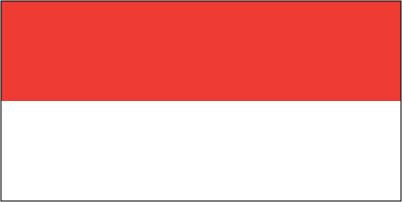 Monaco - Sewn 2 yard Flag (with Inglefield Clips)