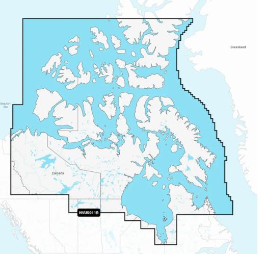 NVUS011R - Regular Garmin Navionics Vision Plus - Canada, North 