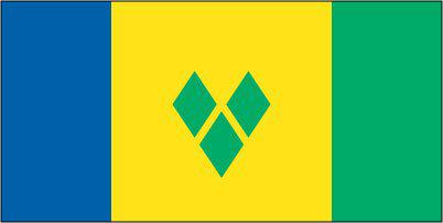 St Vincent & Grenadines - Printed 0.5 yard Flag