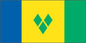 St Vincent & Grenadines - Printed 0.5 yard Flag