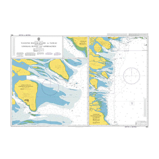 Indonesia and Malaysia, Tanjung Mangkapadie to Tawau including Lingkas, Bunyu and Approaches