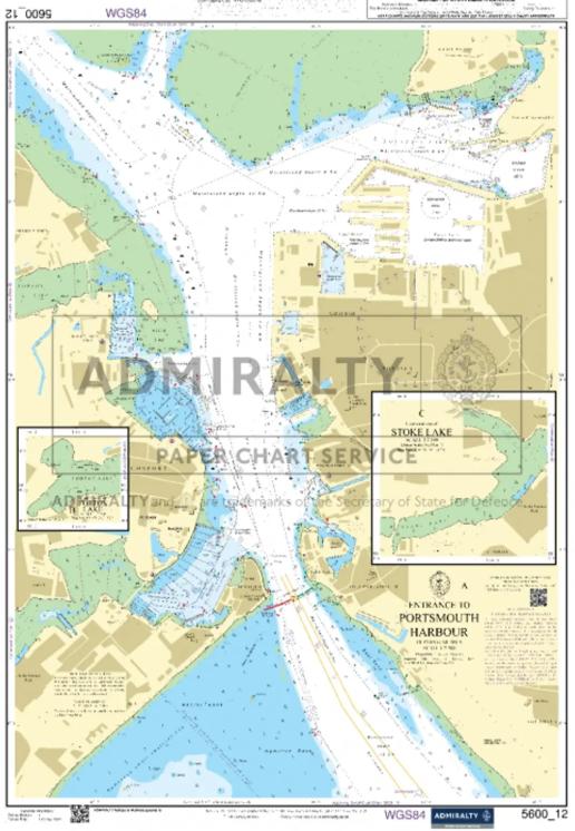 Small Craft Charts - Entrance to Portsmouth Harbour