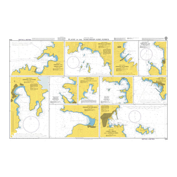 Aegean Sea – Greece, Plans in the Northern Kykládes