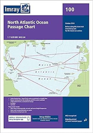 Chart 100 - North Atlantic Ocean Passage Chart