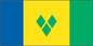 St Vincent & Grenadines - Printed 0.75 yard Flag