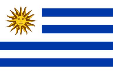 Uruguay - Printed 0.75 Flag