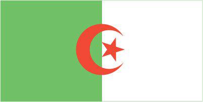 Algeria - Printed 0.5 yard Flag