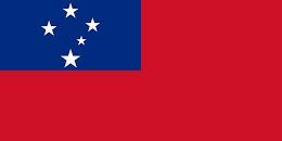 Samoa - Sewn 1 yard Flag