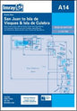 Chart A14 - San Juan to Isla de Vieques and Isla de Culebra
