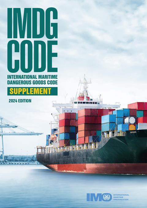 e-Book - IMDG Code Supplement 2024 Edition