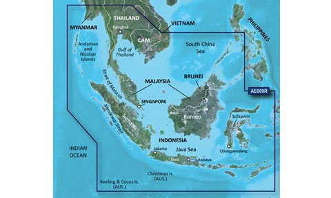 VAE009R - Regular BlueChart g3 Vision - Singapore, Malaysia & Indonesia