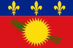 Guadeloupe - Printed 0.5 yard Flag